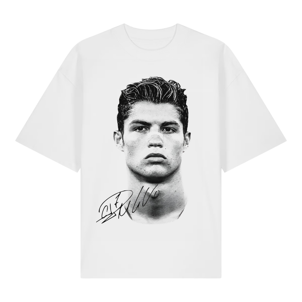 CRISTIANO FACE CROP TEE