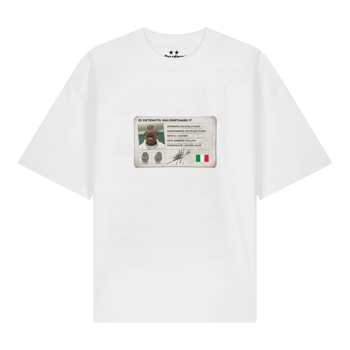 BALOTELLI CAMO CROP TEE