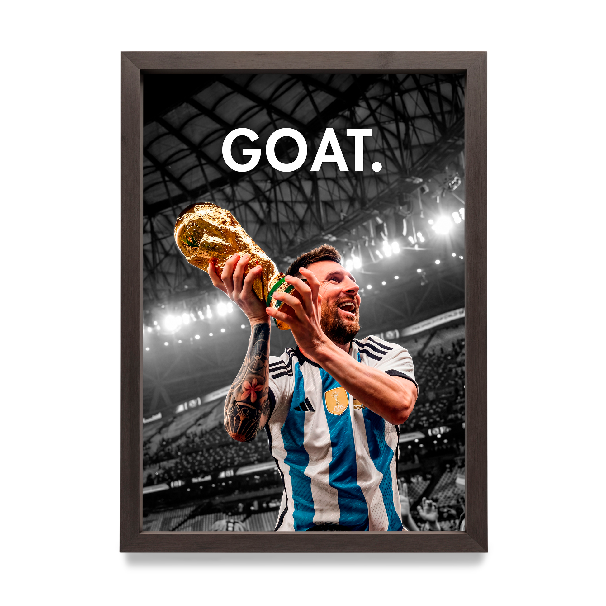 POSTER MESSI GOAT
